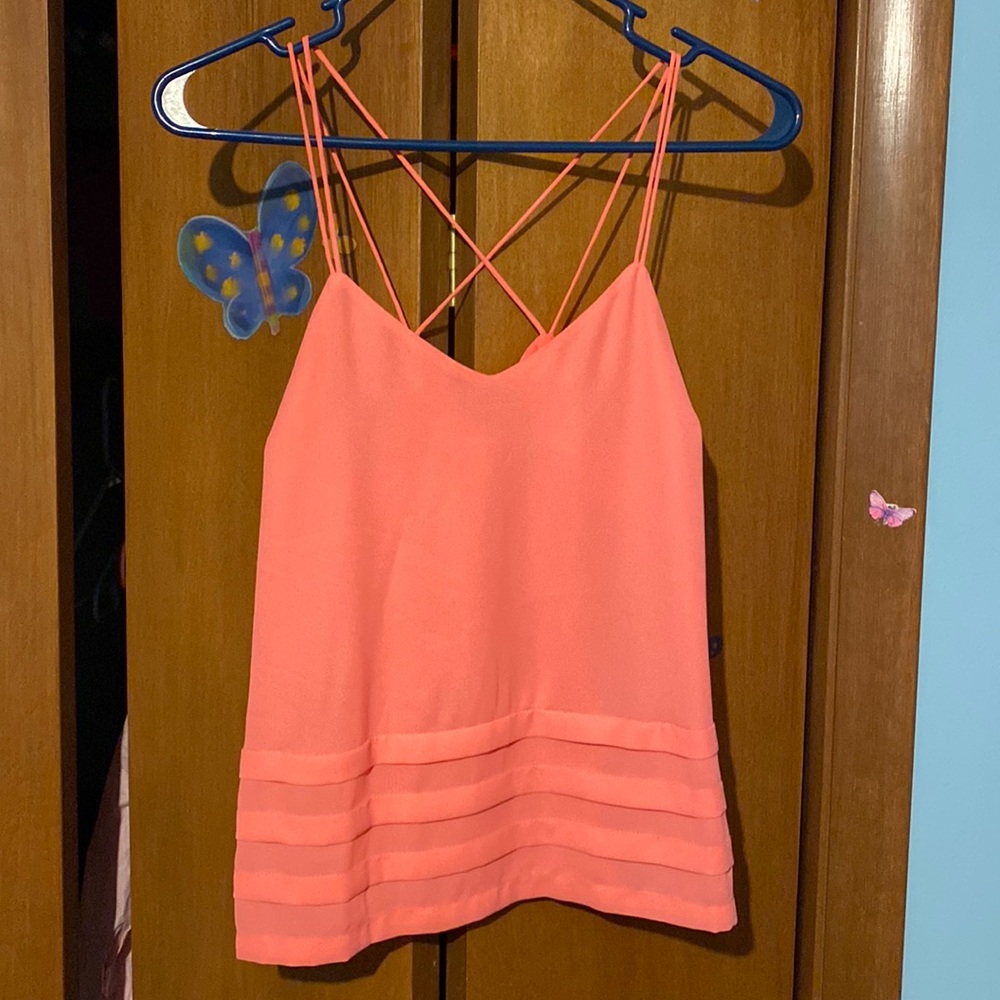 Peach tank top